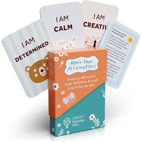 Affirmation Cards for Kids - Mindfulness Cards for Toddler to 10 Year Olds - Daily Positive Affirmations Created by a Certified Meditation & Mindfulness Teacher