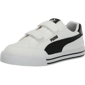 PUMA Unisex-Child Court Classic Vulc Hook and Loop Sneaker