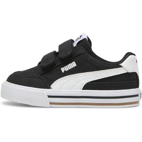 PUMA Unisex-Child Court Classic Vulc Hook and Loop Sneaker
