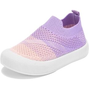 حذاء Exegawe Baby Shoes خفيف الوزن شبكي للمشي الأول للأولاد والبنات، وأحذية رياضية للأطفال الصغار غير قابلة للانزلاق