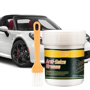 Anti-Seize Thread Lubricant 5.29 oz, Premium Brake Grease Lubricant Cleaner with Brush Prevent Seizing & Extend Component Lifespan Automotive Grease