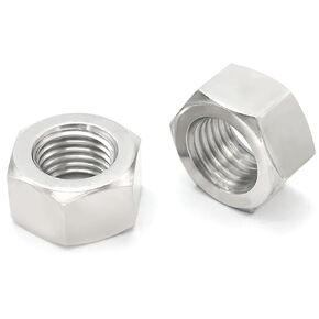 #10-32 Black Hex Nuts, Stainless Steel 304 (18-8) Black Coating Hex Nut, 100pcs