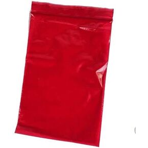 أكياس بسحاب قابلة للإغلاق باللون الأحمر مقاس 25.4 سم × 30.48 سم، 100 in Kuwait