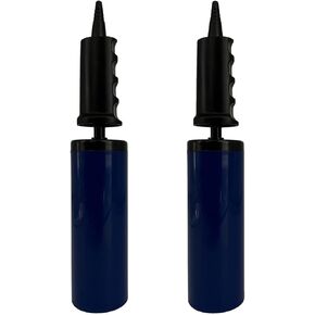 2 Pack Dual Action Hand Inflator Air Pumps for Exercise Balls, Yoga Balls, Balloons, Pool Floats & Inflatable Sofa