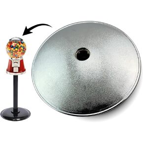 غطاء علوي لآلة العلكة الكلاسيكية - غطاء معدني لآلة العلكة والحلوى الكلاسيكية، غطاء علوي لآلة بيع كرات العلكة. غطاء علوي معدني متوافق مع الجزء البديل لآلات Titan Classic Gumball in Kuwait