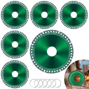 6Pcs 4 Inch Indestructible Disc for Grinder, Indestructible Disc 2.0 for Angle Grinder 7/8" (Model 125), Cut Everything in Seconds-Cutting Discs for Smooth Cutting, Rock Slabs, PVC Pipe, Ceramic Tiles