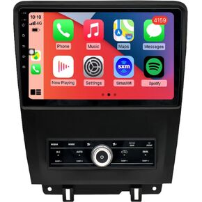 لترقية راديو Ford Mustang، 2010 2011 2012 2013 2014 AC يدوي، استبدال ملاحة ستيريو Android، 10.1 بوصة 1280 * 780، Carplay وAndroid Auto، كاميرا مجانية in Kuwait