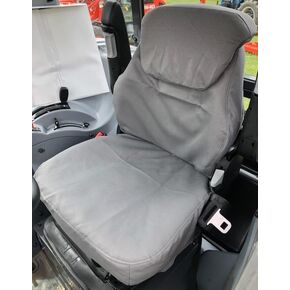 Durafit Seat Covers, Custom Fit for Kubota Cab Tractors M5-111, M6-101,M6-111,M7-171,M100-GX Gray Twill Custom seat Covers, Check Your SEAT Against Picture.