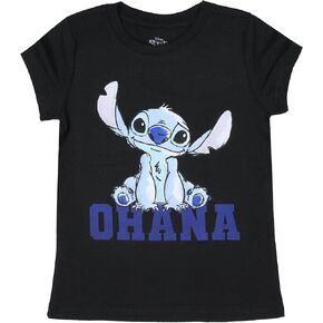 Disney Lilo and Stitch Girls' T Shirt Stitch Sketch Ohana Kids Tee in Kuwait