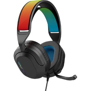 JLab Nightfall Gaming Headset with Near-Field Directional Flip-to-Mute Rotating Boom Mic, 50mm Drivers and Sound Isolating Inner Shelf, Wired 3.5mm for PC, PS5, PS4, Xbox Series X/S, Xbox one, Switch