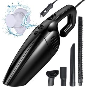 JUSTTOP مكنسة كهربائية محمولة للسيارة عالية الطاقة 120 وات/5000 باسكال مجموعة ملحقات السيارات المحمولة لتفصيل وتنظيف السيارة الداخلية in Kuwait
