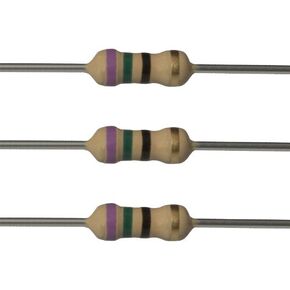 10EP51475R0 75 Ohm Resistors, 1/4 W, 5% (Pack of 10)