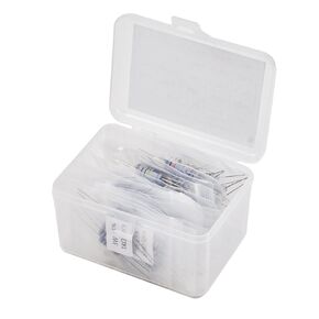 3W 5% 25Values 125PCS （0.68Ω-1MΩ） Carbon Film Resistor Assorted Kit Assortment