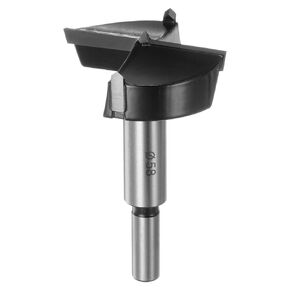 HARFINGTON Forstner Drill Bit 39mm (1-17/32") Tungsten Carbide Wood Forstner Bit Opener Cutter for Hinge Hole Drilling Woodworking, Black