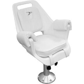 Wise 8WD007-7-710 Deluxe Pilot Chair with Cushions, Mounting Plate, Adjustable Height Pedestal and Seat Mount
