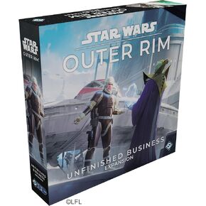 Star Wars: Outer Rim - Unfinished Business Expansion | Strategy Game | Adventure Game for Adults and Teens | Ages 14+ | 1-4 Players | Average Playtime 3-4 Hours | Made by Fantasy Flight Games