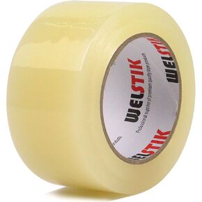 WELSTIK Transparent Door and Window Weather Sealing Tape,2Inch x 55 yds Window Insulation for Winter,Door Draft Stopper Adhesive Tape, Doors Windows and Shower Glass Gaps