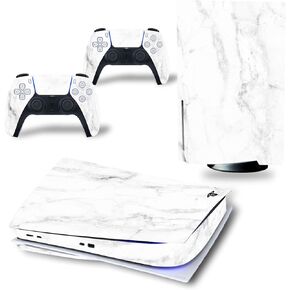 Black Skin for PS5 Disc, Protective Film Sticker for PS5 Console Disc Edition,Skin Sticker Decal Full Cover(Palm)