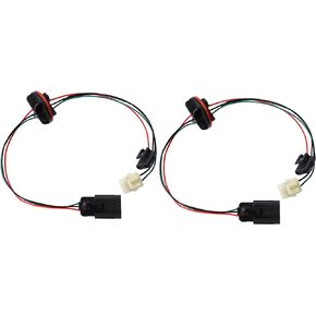 X AUTOHAUX 2 Pcs Headlight Lamp Wiring Harness Light Wire 68193062AB 628193062AA for Dodge for Ram 1500 2500 3500 4500 5500 2010-2022 Quad Halogen Only