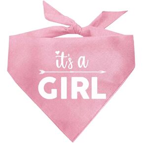 It's A Boy Gender Reveal/Baby Announcement Dog Bandana (Baby Blue, OS 422)