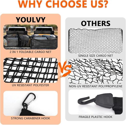 شبكة بضائع لسرير الشاحنة الصغيرة، شبكة بضائع لسرير الشاحنة، شبكة بضائع مرنة للغاية، شبكة بضائع للشاحنة وشبكة بضائع للشاحنة، شبكة شبكية لسرير الشاحنة مقاس 4 × 4 بوصة تمتد إلى 7 × 7 بوصة (طبقة التوقيع) in Kuwait