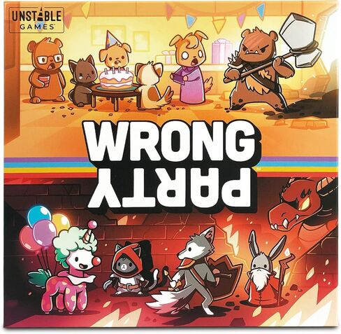 لعبة Wrong Party Base - لعبة بطاقات ملتوية ومبهجة للمراهقين والمراهقين والبالغين - لعبة بناء سطح السفينة بنمط المسودة - 2-5 لاعبين بعمر 12 عامًا فما فوق لليلة اللعب in Kuwait