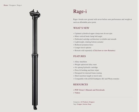 JGbike KS نوع صدمة البعيد القطارة Seatpost 125 مللي متر 150 مللي متر e10r e10i e20R الغضب-i EXaform 900i 27.2 مللي متر 30.9 مللي متر 31.6 مللي متر in Kuwait