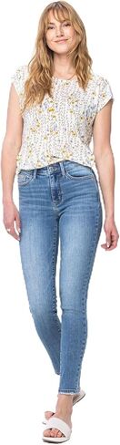 Judy Blue Vintage Skinny Jeans - Mid Rise, Comfort Stretch Denim for Everyday Wear 82548- in Saudi Arabia