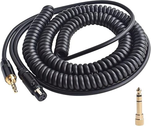 سلك كابل صوت ملفوف بديل K240 لـ AKG K240 K240S K240 MKII - Q701 K702 K712 K141 K171 K181 K271 K271S K371 K241 K175 K275 K712 PRO K553 MKII M220 سماعة رأس، أسود، 3.5 مم in Kuwait