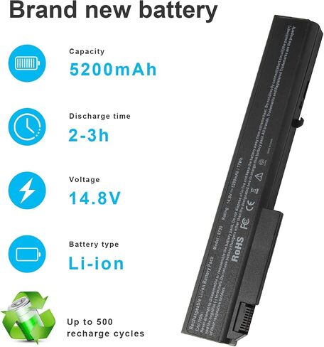 بطارية Futurebatt لجهاز HP EliteBook 8530p 8530w 8540p 8730p 8540w 8730w 8740w HSTNN-LB60 in Kuwait