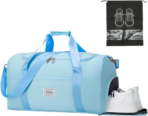 حقيبة سفر من القماش الخشن للنساء من LOCAL LION، حقائب حمل فاخرة لعطلة نهاية الأسبوع - مثالية للصالة الرياضية، وحقيبة كتف متينة طوال الليل لرحلات عطلة نهاية الأسبوع in Kuwait