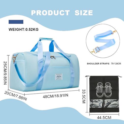 حقيبة سفر من القماش الخشن للنساء من LOCAL LION، حقائب حمل فاخرة لعطلة نهاية الأسبوع - مثالية للصالة الرياضية، وحقيبة كتف متينة طوال الليل لرحلات عطلة نهاية الأسبوع in Kuwait