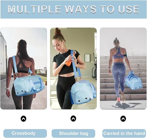 حقيبة سفر من القماش الخشن للنساء من LOCAL LION، حقائب حمل فاخرة لعطلة نهاية الأسبوع - مثالية للصالة الرياضية، وحقيبة كتف متينة طوال الليل لرحلات عطلة نهاية الأسبوع in Kuwait