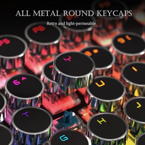 لوحة مفاتيح ميكانيكية للآلة الكاتبة RK ROYAL KLUDGE S87، لوحة مفاتيح سلكية لألعاب الكمبيوتر الشخصي قابلة للتبديل السريع، 75% تخطيط RGB 87 مفتاحًا لوحات مفاتيح رفيعة مع أغطية مفاتيح دائرية كلاسيكية، مفتاح أزرق، أسود in Kuwait
