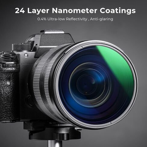 مجموعة مرشحات عدسة K&F Concept 77 مم ذات كثافة محايدة ND8 ND64 CPL مجموعة مرشح مستقطب دائري مع 24 طلاء متعدد الطبقات لعدسة الكاميرا in Saudi Arabia