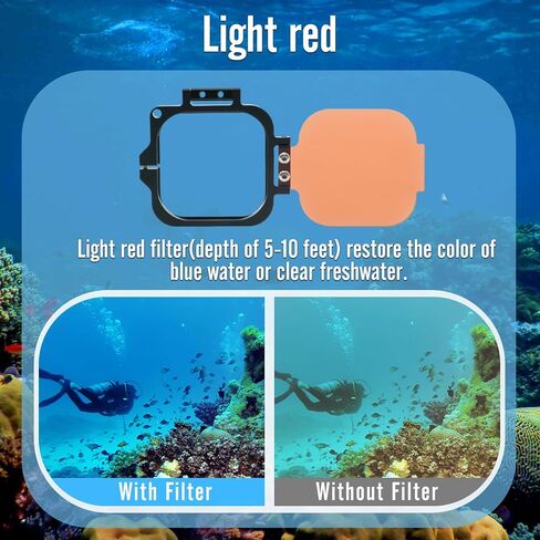 3 عبوات من فلاتر الغوص لـ Insta360 Ace Pro الرسمية المقاومة للماء، ملحقات تصحيح الألوان - أحمر، أحمر فاتح، أرجواني في الغوص/الغطس تحت الماء/التصوير تحت الماء in Kuwait