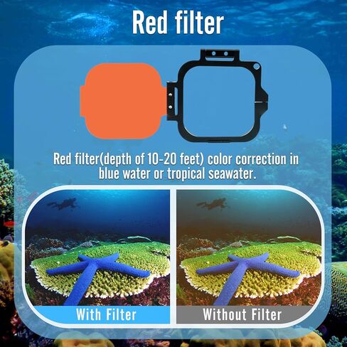 3 عبوات من فلاتر الغوص لـ Insta360 Ace Pro الرسمية المقاومة للماء، ملحقات تصحيح الألوان - أحمر، أحمر فاتح، أرجواني في الغوص/الغطس تحت الماء/التصوير تحت الماء in Kuwait