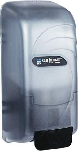 San Jamar S890TBL Oceans Soap Dispenser, 4-1/2" Width, 10-1/2" Height, 4-3/8" Depth, 800ml Capacity, Arctic Blue Color in Saudi Arabia