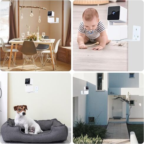 2 حزمة حامل تثبيت على الحائط متوافق مع WYZE Cam Pan V3، حامل تثبيت للسقف الخارجي للكاميرا، حامل معدني لكاميرا الأمان، حامل للكاميرا، حامل أمان خارجي يوفر زوايا رؤية أفضل in Kuwait