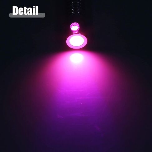 ACROPIX 5mm 0.20" 12V 2W LED Aluminum Light Source Illuminator for Car DIY Pink - Pack of 1 in Saudi Arabia