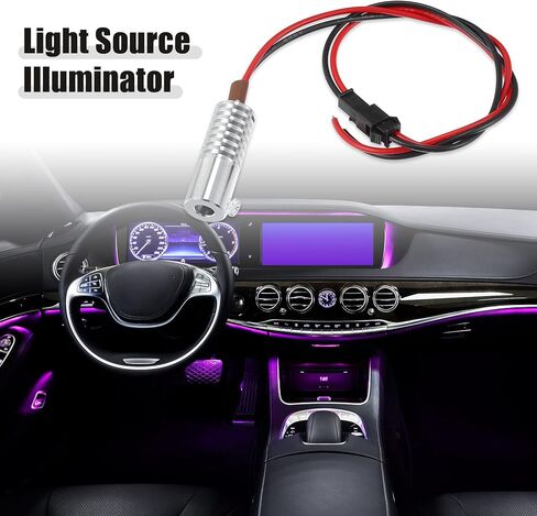 ACROPIX 5mm 0.20" 12V 2W LED Aluminum Light Source Illuminator for Car DIY Pink - Pack of 1 in Saudi Arabia