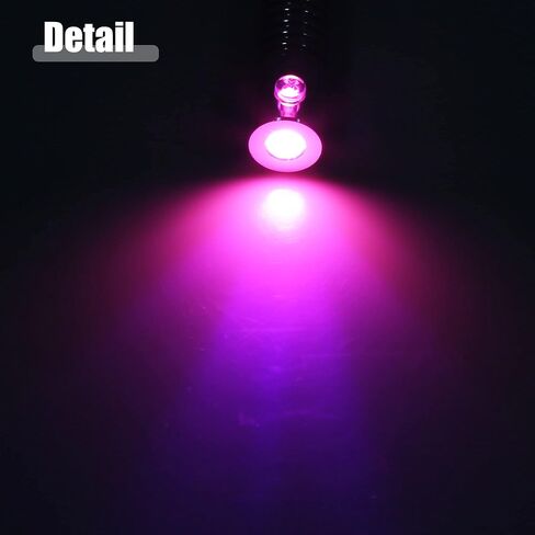 ACROPIX 5mm 0.20" 12V 2W LED Aluminum Light Source Illuminator for Car DIY Pink - Pack of 1 in Saudi Arabia