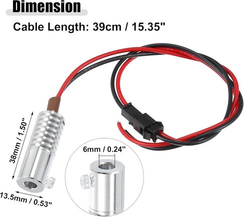 ACROPIX 5mm 0.20" 12V 2W LED Aluminum Light Source Illuminator for Car DIY Pink - Pack of 1 in Saudi Arabia