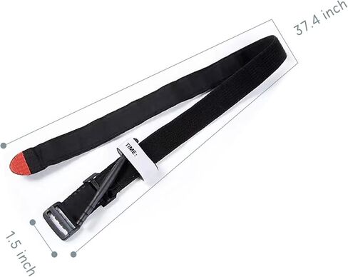 عاصبة، عاصبة القتال الطبية الأسرع والأكثر أمانًا والأكثر فعالية مع مرساة، معدات الإسعافات الأولية العسكرية عاصبة بيد واحدة، أسود in Kuwait