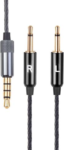 كابل الصوت البديل Saipomor HD212 سلك متوافق مع سماعات Sennheiser HD202 HD497 HD437 HD447 HD212 pro، EH250 EH350 in Saudi Arabia