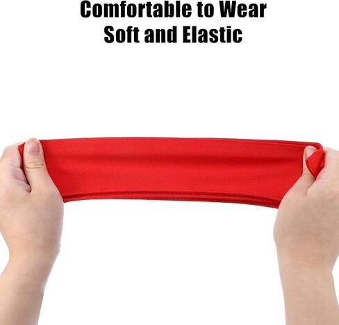 VOCOSTE 2 Pcs Adjustable Soft Sport Headband, Sweat Wicking Gym Tennis Tie Sweatband for Men Women, in Kuwait