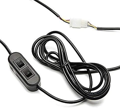 شريط إضاءة ستروب للطوارئ 36 بوصة 36 LED 16 وضعًا وامضًا فائق السطوع وغطاء من الألومنيوم المقاوم للماء وقوس قابل للتعديل ضوء الطوارئ للسيارات والشاحنات والمركبات، أزرق وأبيض in Kuwait