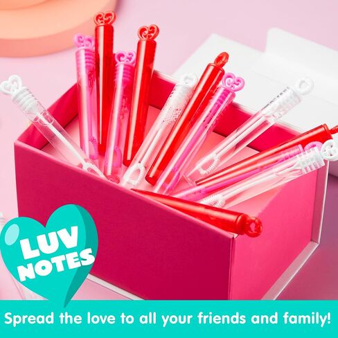 JOYIN 36 Valentines Mini Bubble Maker Wands Circle & Heart for Kids Classroom Exchange Valentine’s Photo Prop Decorations, Wedding Engagement Anniversary Party Favors Décor. in Saudi Arabia
