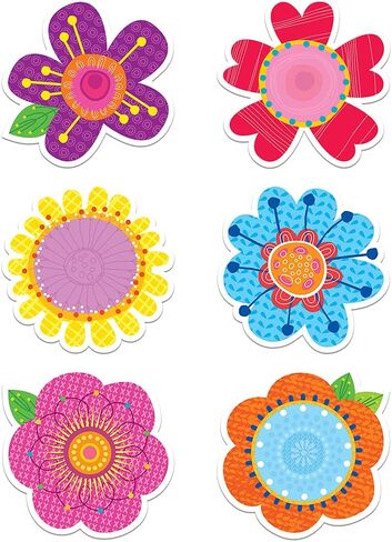 CTP Springtime Blooms Designer Flower Cut-Outs, 36 Pieces (Creative Teaching Press 3868) in Saudi Arabia