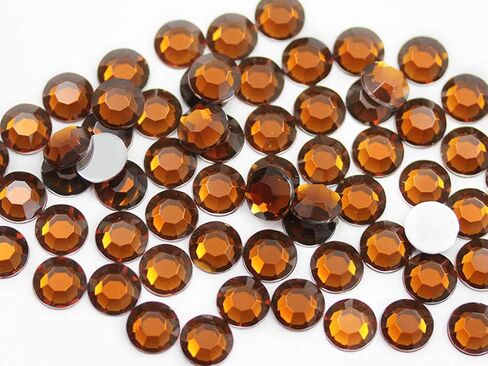 Allstarco 1000PCS 5mm SS21 Purple Amethyst .NAT02 Acrylic Flat Back Rhinestones for Jewelry Making and Face Painting Card Making Embelishments Plastic Crafts Gems in Saudi Arabia